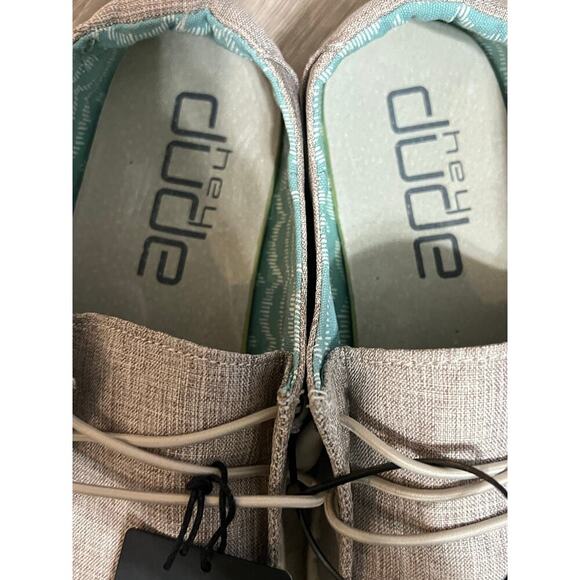 NWT Hey Dude women’s Chambray slip on loafers sz 11 casual classy lightweight - Picture 4 of 6